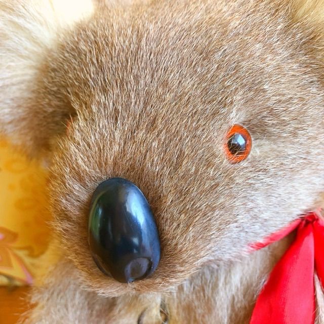 ブルーガムビリー製 コアラ オルゴール人形 カンガルー リアルファー G734 ブルーガムビリー製 コアラ オルゴール人形 カンガルー リアル