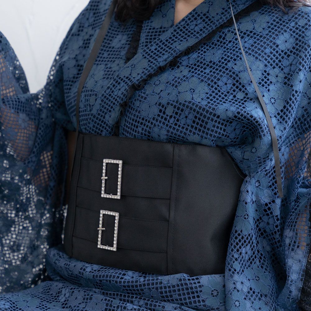 夢展望公式 [新品未使用] 選べるデザインリボン帯 [ビジューコルセット