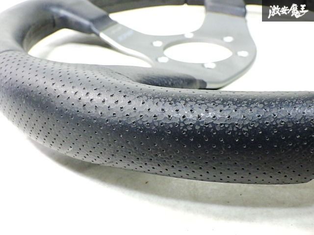 HOT，人気 MOMO モモ RACE レース ブラック レザー ステアリング