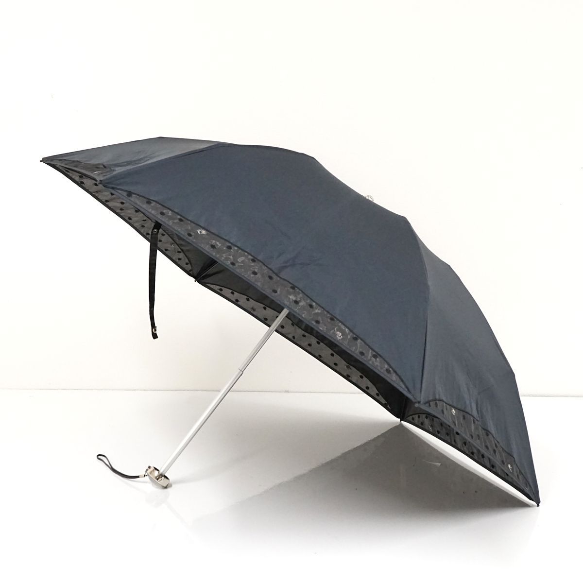 HANWAY 折りたたみジャンプ式雨傘 パープル 折りたたみ傘 HANWAY