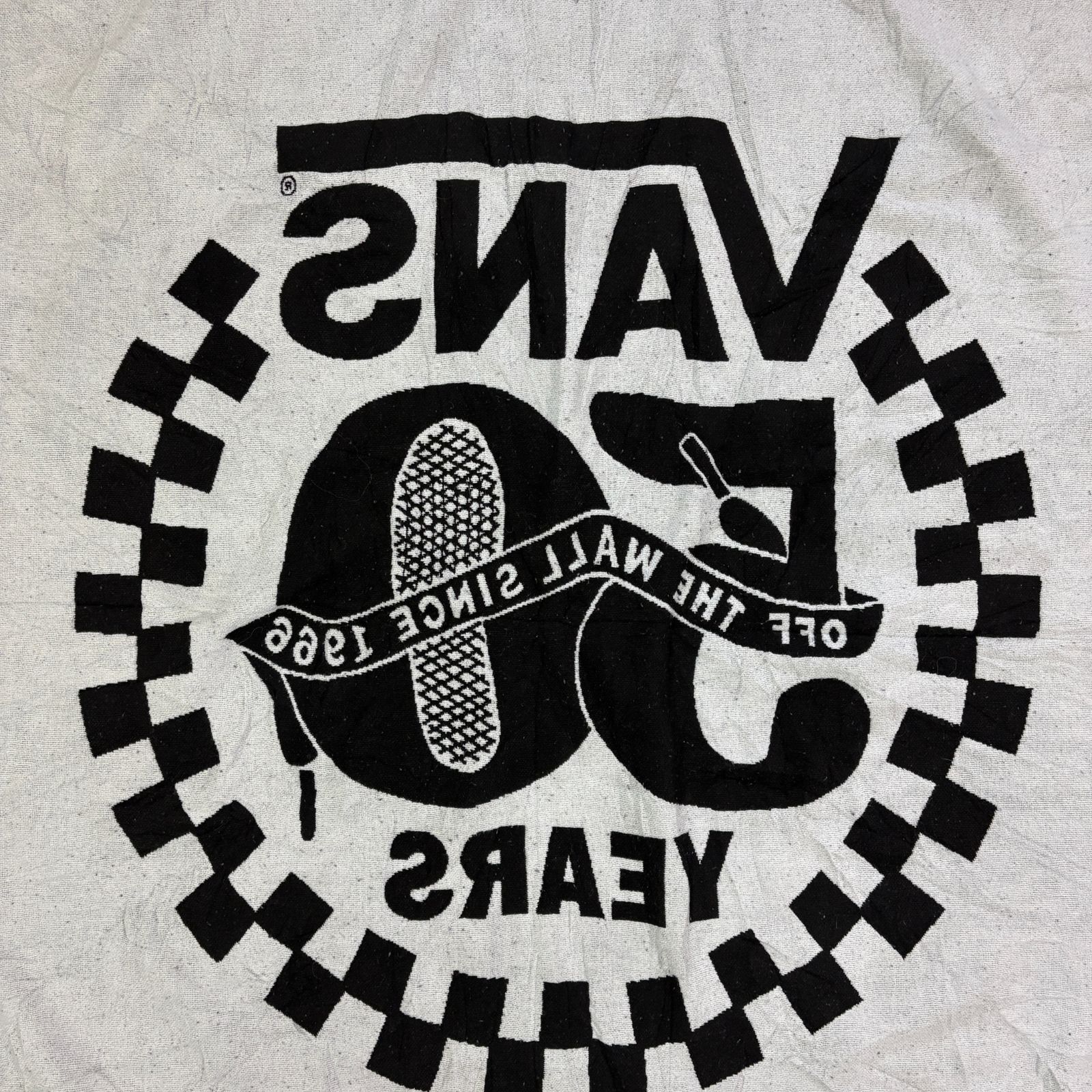 vintageラグ カーペット VANS 企業ロゴ 50周年記念 1621 オフザ