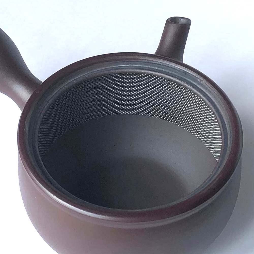 茶入 萬古焼 新品 四日市 萬古焼 急須 e074 紫泥 230cc - メルカリ