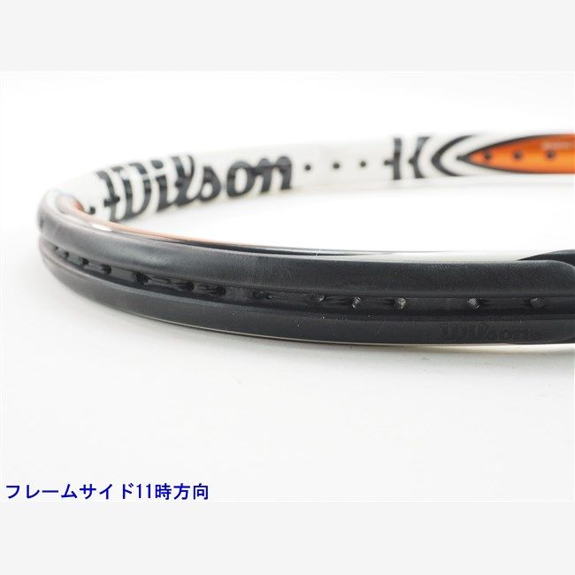 wilson - 中古 テニスラケット ウィルソン ツアー BLX 95 オレンジ×ホワイト 2011年モデル (G3)WILSON TOUR BLX 95 (ORANGE × WHITE) 2011 中古 テニスラケット ウィルソン ツアー BLX 95 オレンジ