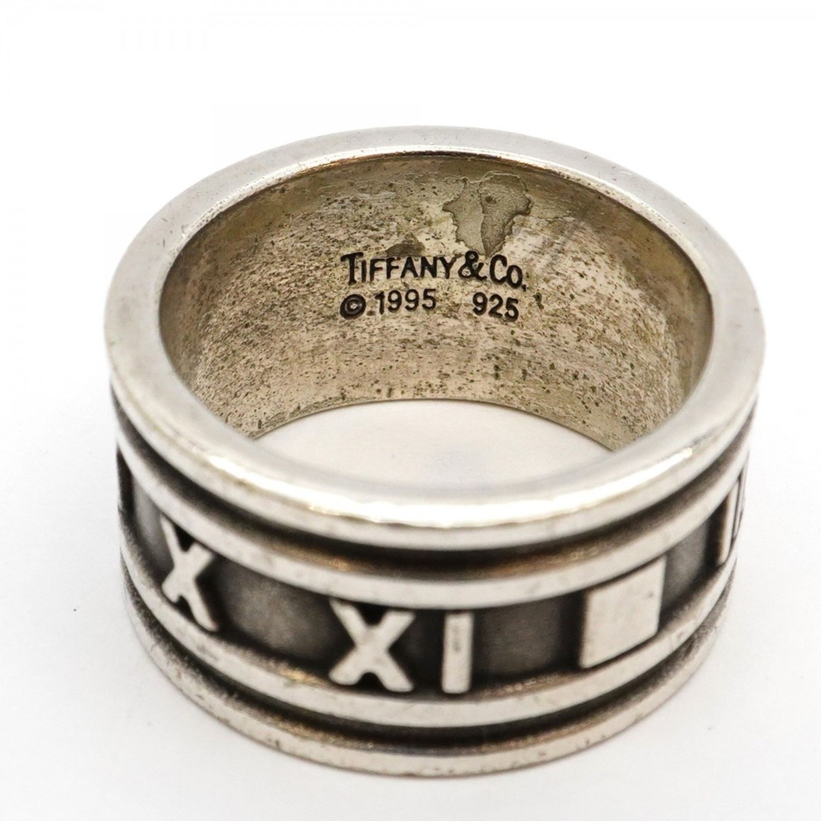 【極美品】ティファニー　アトラスリング　16号　メンズ/レディース　925 TIFFANY&Co ティファニー アトラスリング メンズ 16号 w108