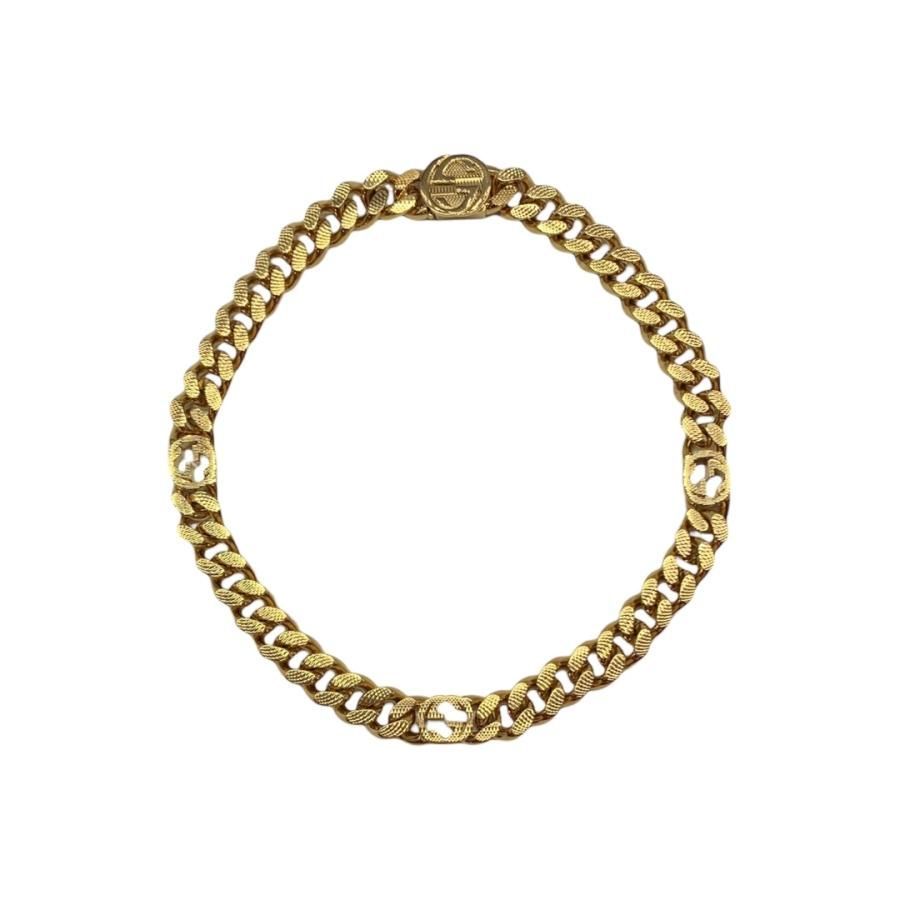 ♪1291 GUCCI GUCCI グッチ 675766 GP インターロッキングG 喜平