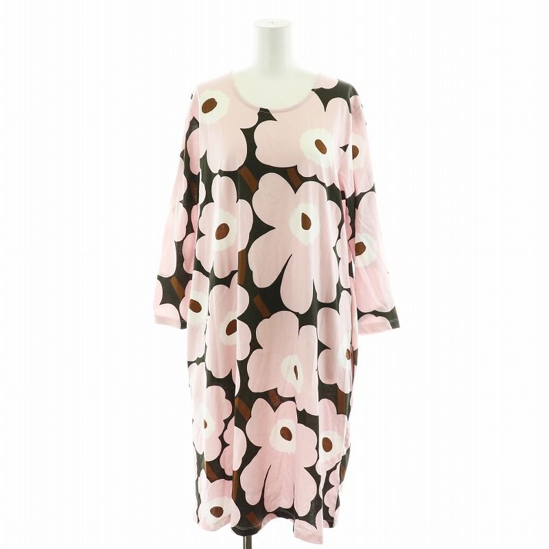 新品☆marimekko ARETTA UNIKKO 長袖 7部丈 ワンピース - レディースファッション