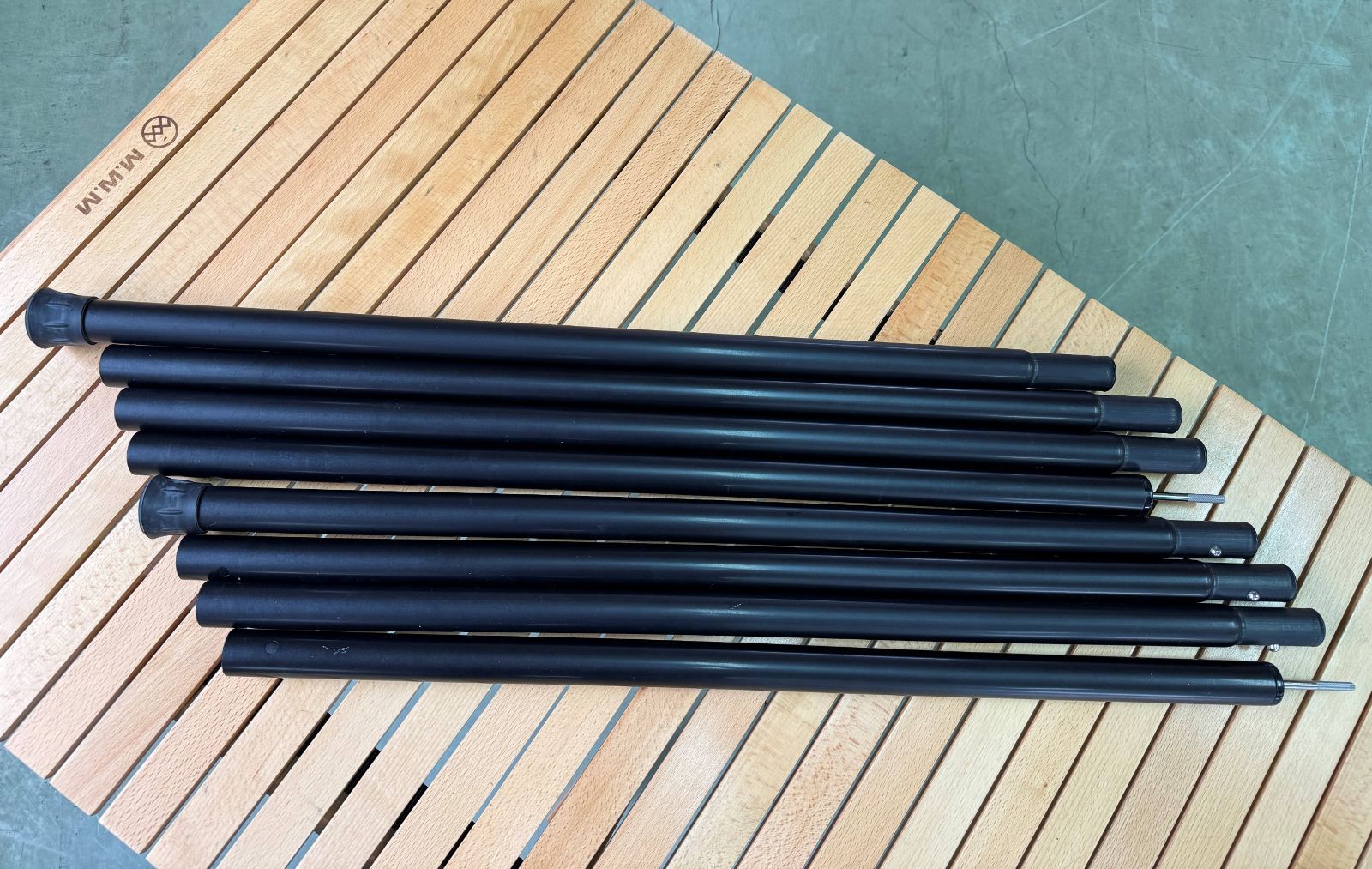 Peak】ウイングポールブラック 280cm 2本セット ウイングポール