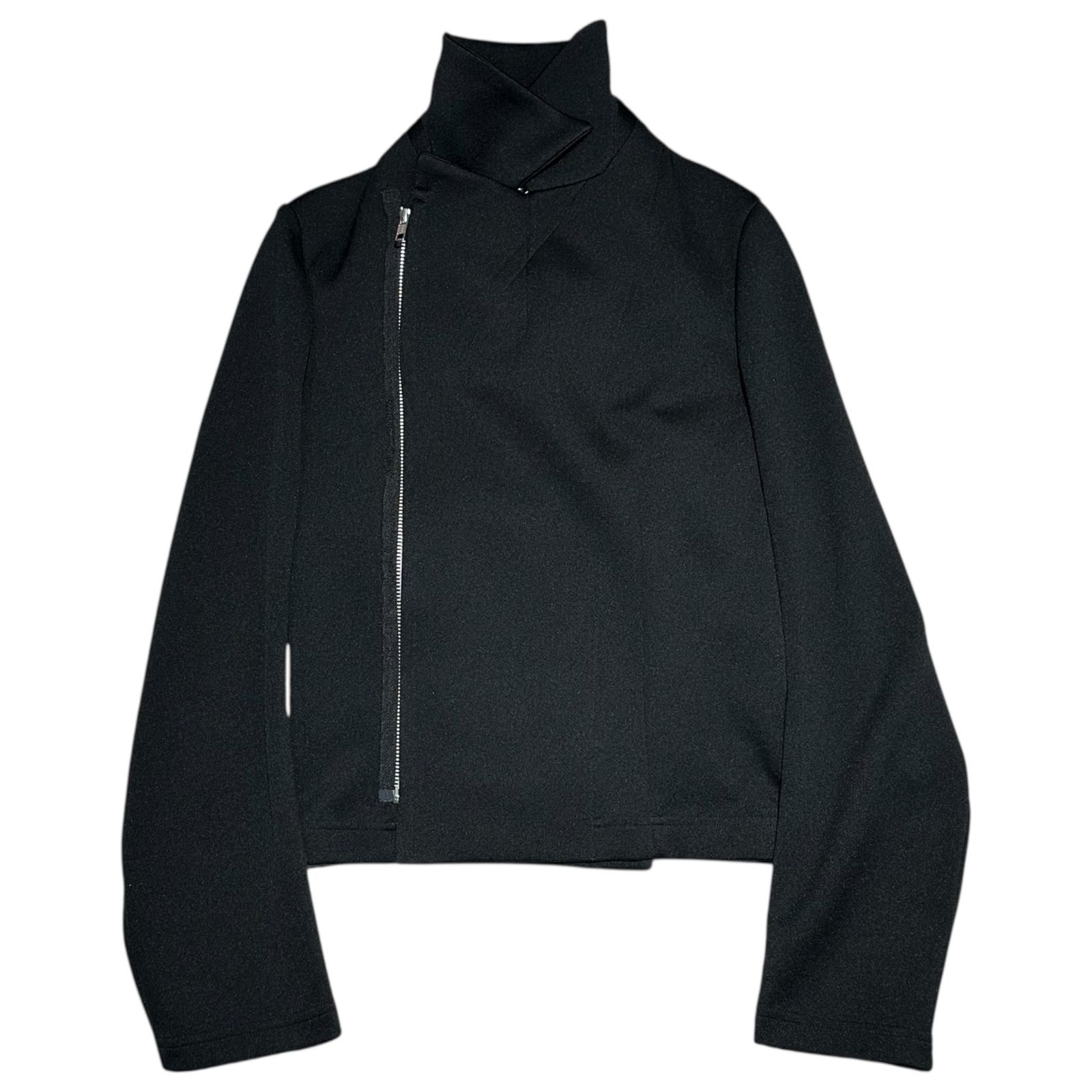 COMME des GARCONS COMME des GARCONS コムデギャルソンコムデギャルソン 12SS Back Design Seam Polyester Rider Jacket バック デザイン シーム ポリエステル ライダース ジャケット