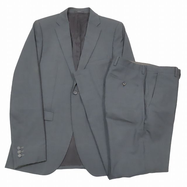 ジルサンダー JIL SANDER スーツ セットアップ テーラードジャケット ブレザー スラックス テーパードパンツ 46 グレー 6 メンズ