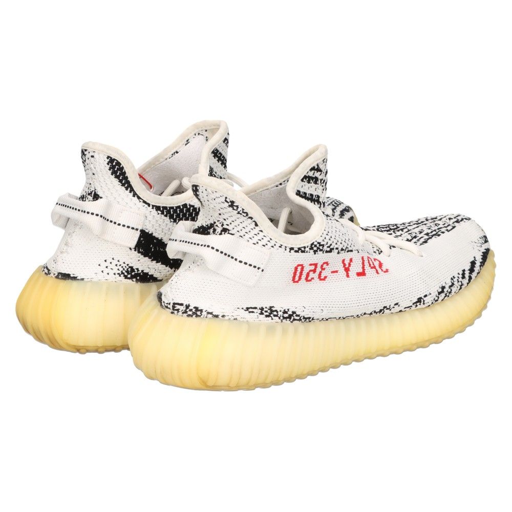 adidas (アディダス) YEEZY BOOST 350 V2 Zebra イージーブースト 350 V2 ゼブラ ローカットスニーカー  ホワイト/ブラック US10/28cm CP9654 - メルカリ