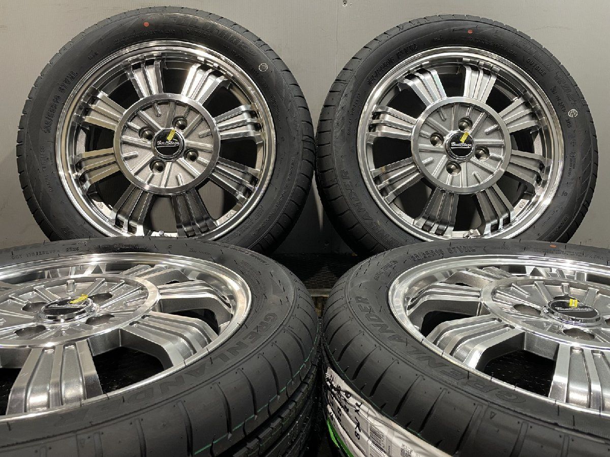 25年製 GRENLANDER 185 55R16 夏タイヤ BLEST BeatStage 16インチ 5J4HPCD100 38 スイフト カローラフィールダー等 MTD038