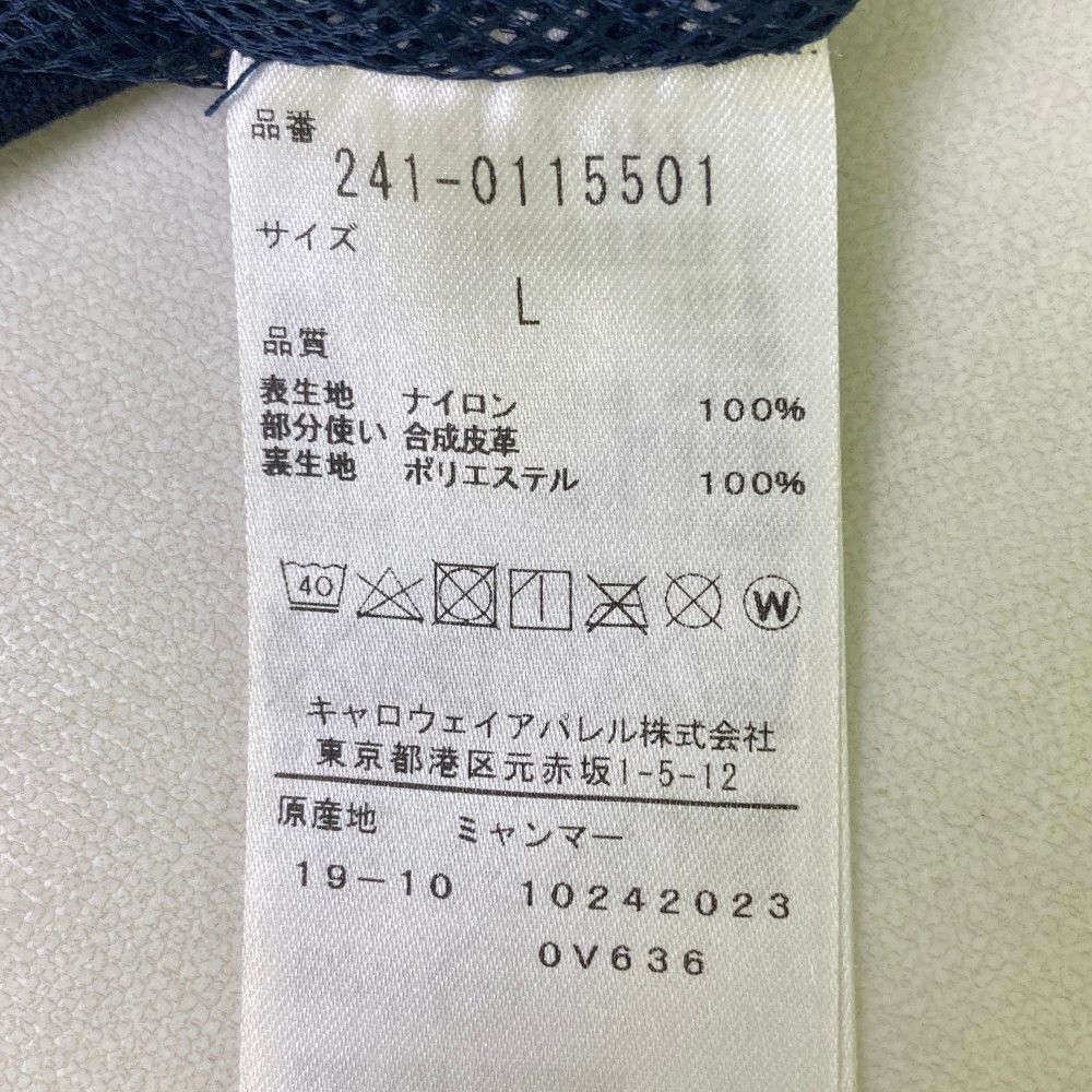 サイズ：L CALLAWAY キャロウェイ 裏メッシュ ジップジャケット