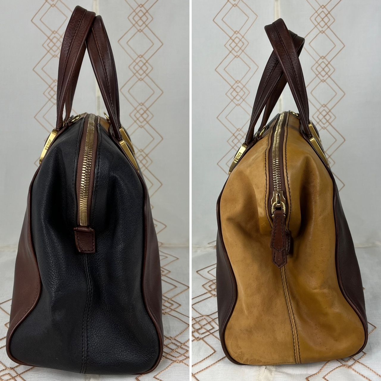 ☆良品☆ FENDI フェンディ 2WAYハンドバッグ トートバッグ ショルダー ...