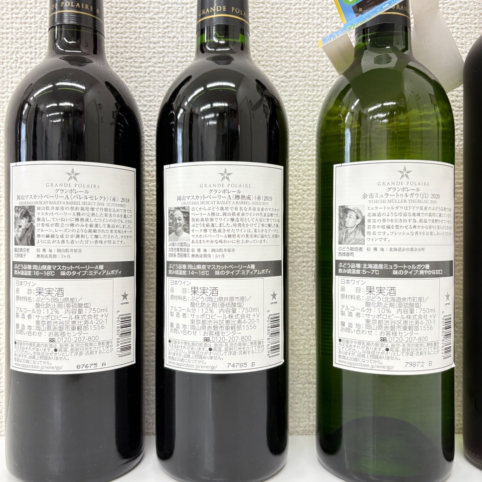 未開栓 ワインまとめ売り 18本セット 赤・白・梅 ドイツ/イタリア