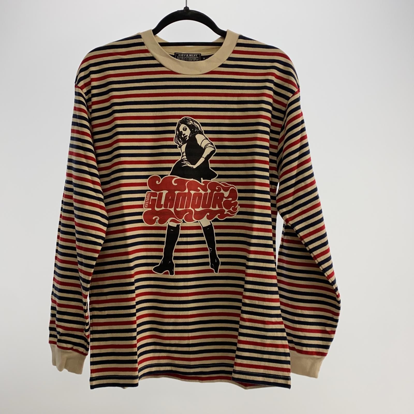 HYSTERIC GLAMOUR - LEATHER WOMAN オーバーサイズTシャツ ⁄ ブラック 