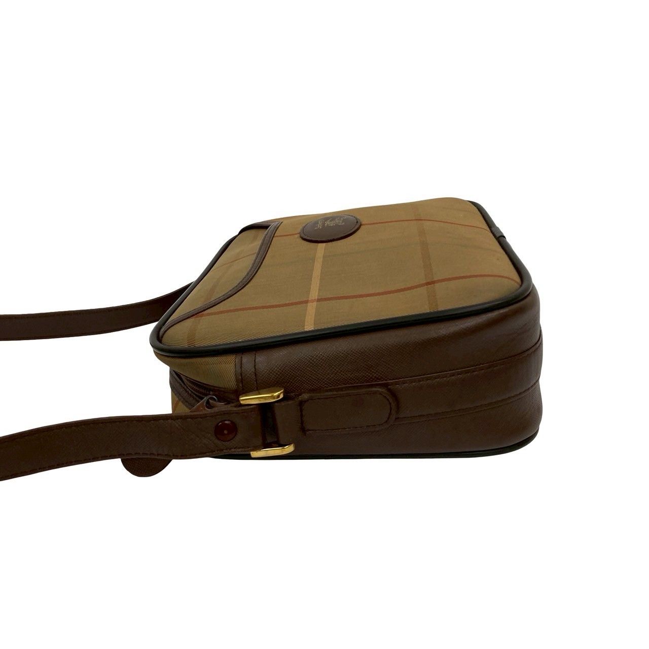 美品Burberrysガーメントバッグ　ノバチェック　シャドウホース　キャンバス BURBERRY - バーバリー ノバチェック シャドーホース ガーメント