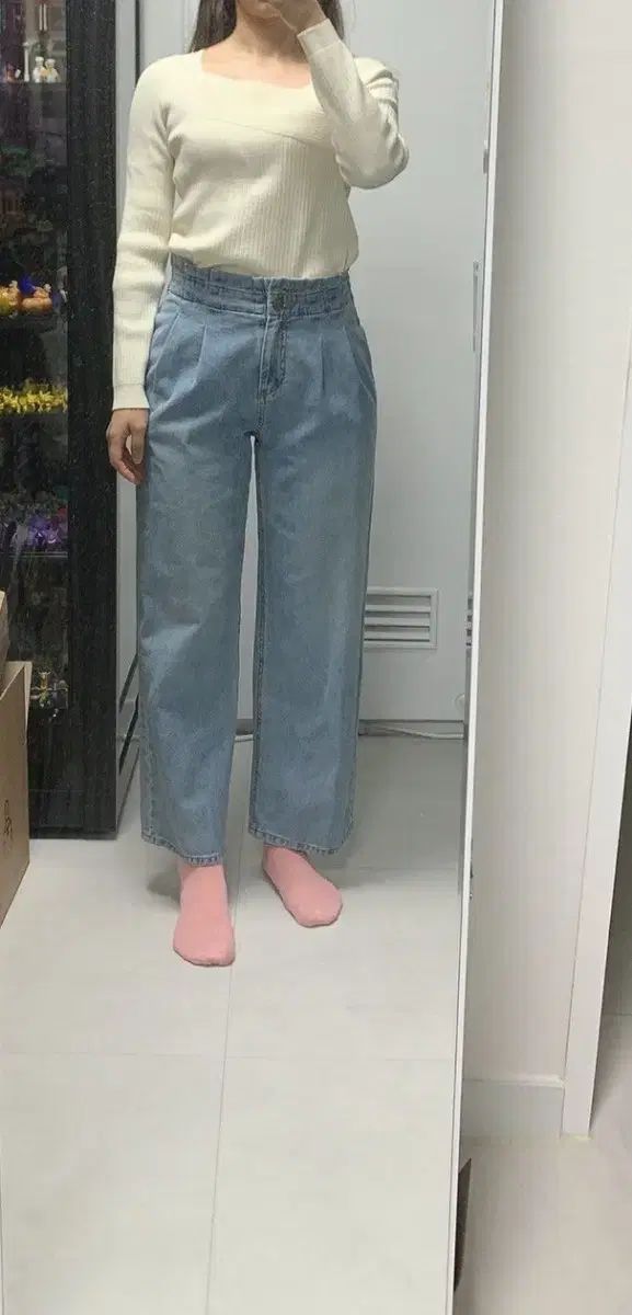 ランバンデニムパンツ