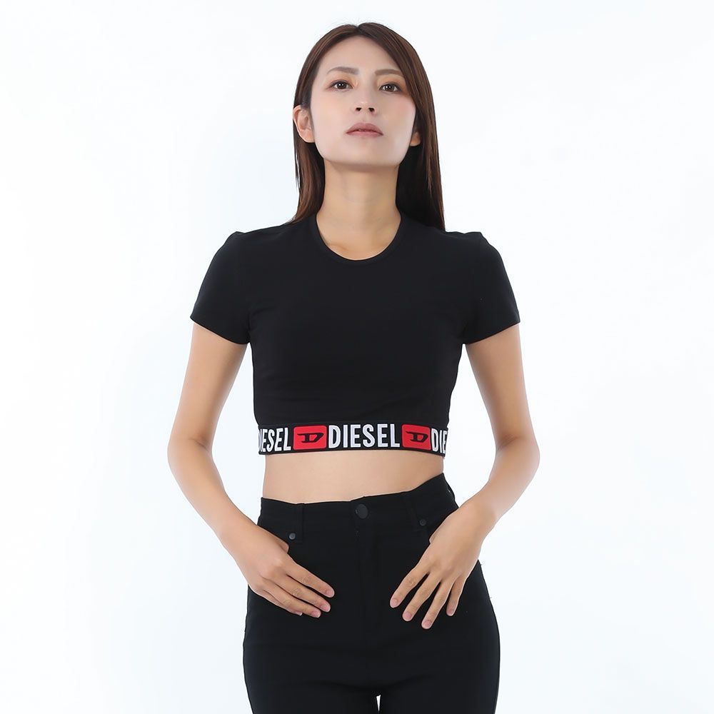 新品DIESEL ディーゼル A18273 0NJAP irma-d-core クロップド Tシャツ