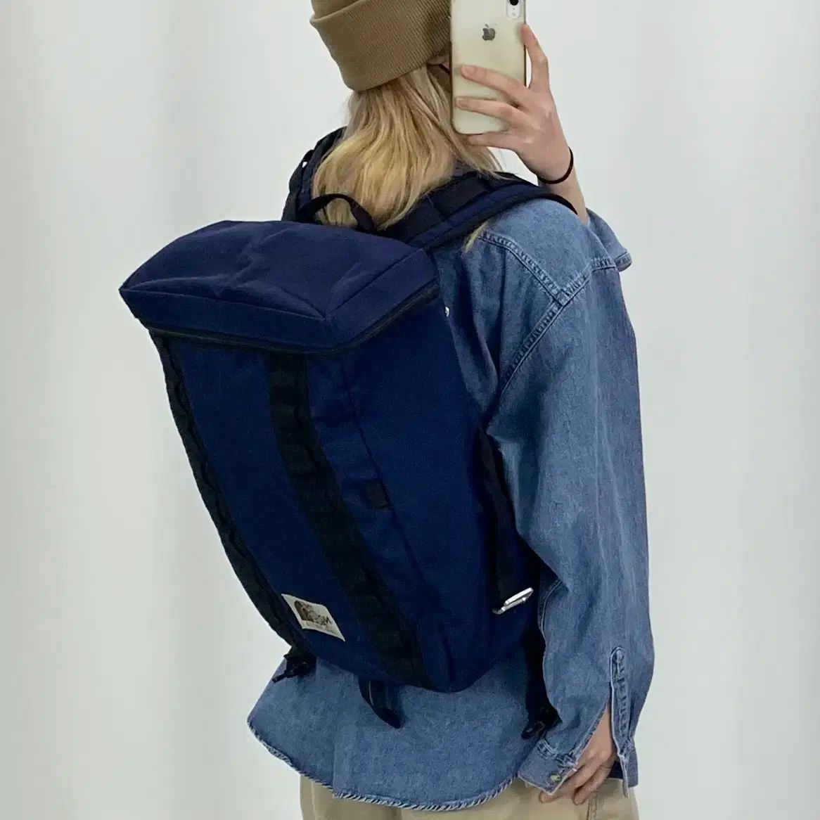 THE NORTH FACE(ザ・ノース・フェイス) ネイビー スクエア リュック リュックサック CH6666