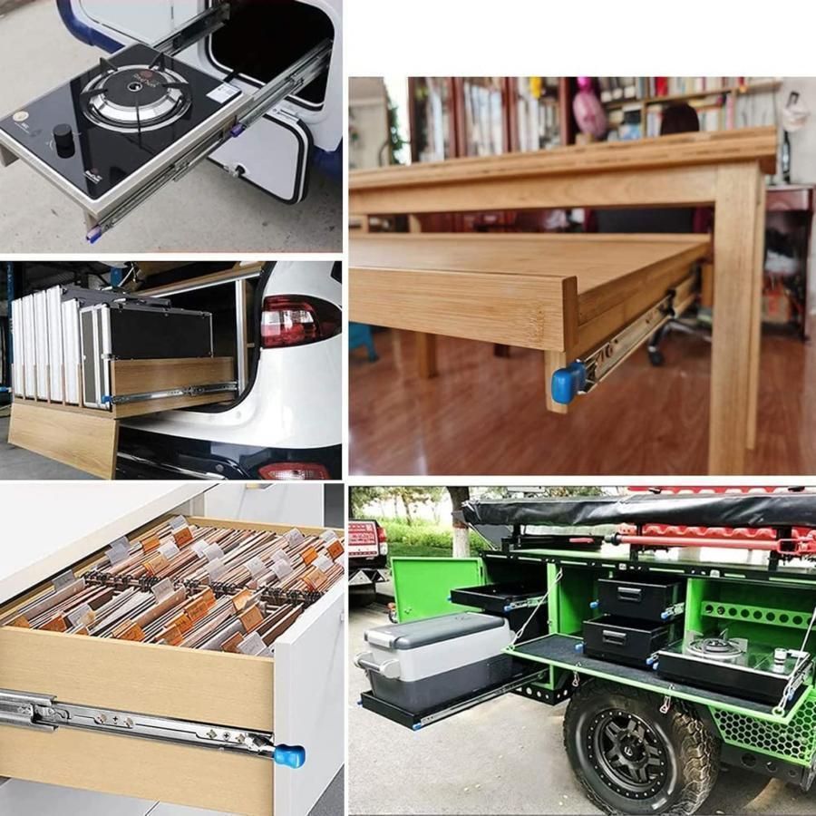 引き出しスライド ロック付