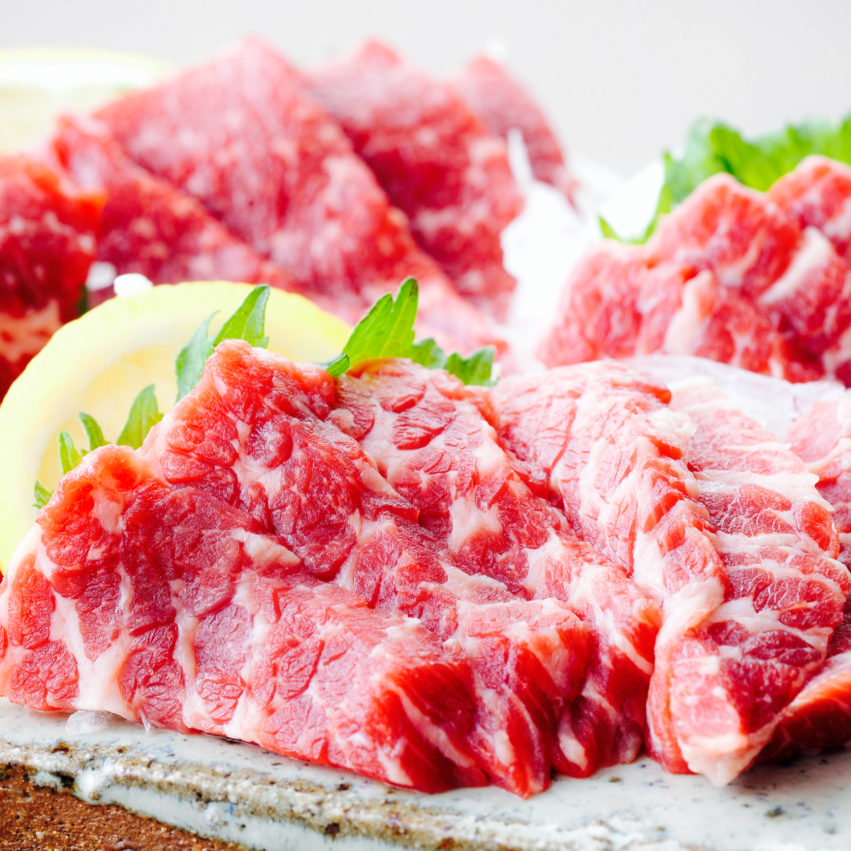 【お試しセット限定】馬刺し 特選 霜降り 中トロ 100g＆馬レバー100g
