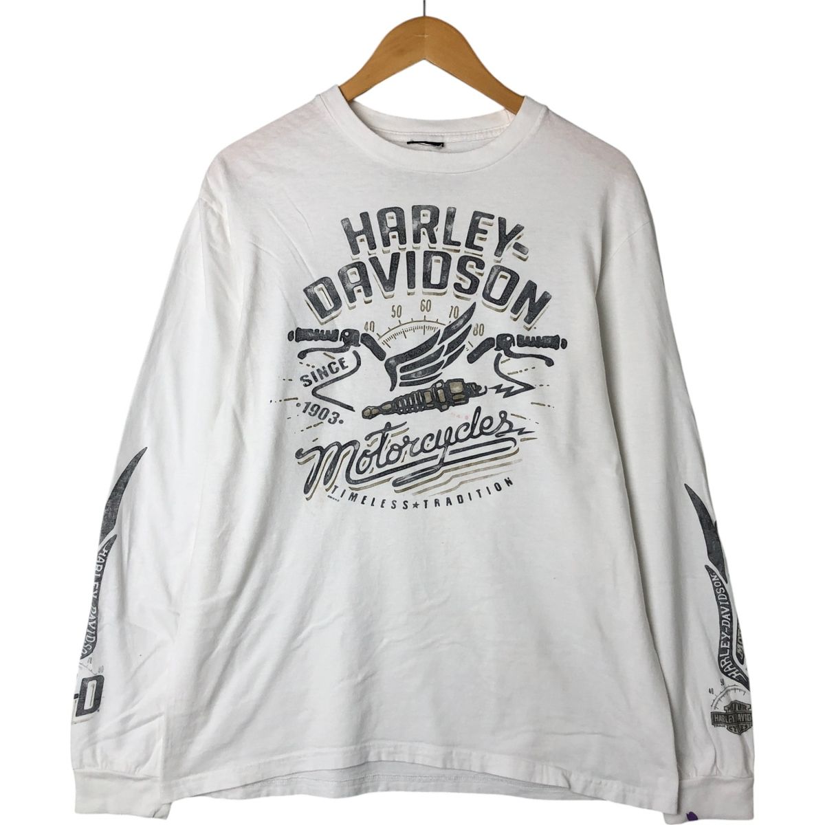 古着 ハーレーダビッドソン Harley-Davidson ロングTシャツ ロンT メンズM相当|eaa542474