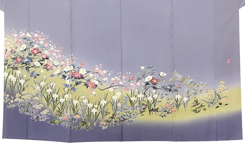 工芸加賀四季花祝い王朝庭園図特撰色留袖