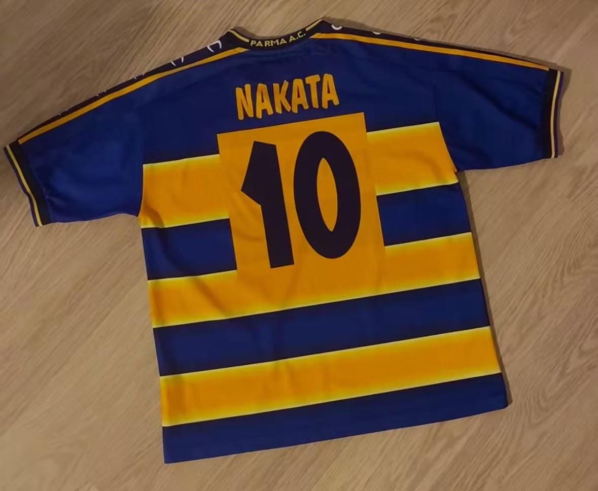 中田英寿 チャンピオン champion パルマAC ユニフォーム 10番 Champion PARMA AC パルマ ユニフォーム 中田英寿 10番