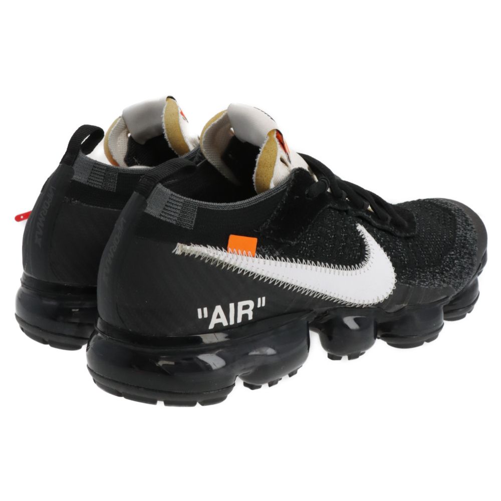 NIKE (ナイキ) ×OFF WHITE THE TEN AIR VAPORMAX FLYKNIT AA3831-001 オフホワイト ザ テン  エアヴェイパーマックス フライニット ローカットスニーカー US8.5/26.5cm - メルカリ