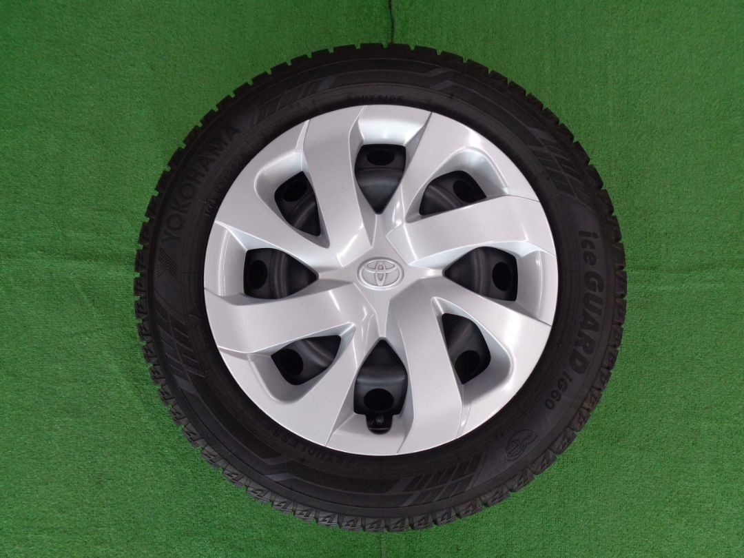 170系シエンタ純正鉄ホイール 5.5J-15 5H100 39 ヨコハマ アイスガードIG60 185|60R15 スタッドレスセット 4本 神奈川県