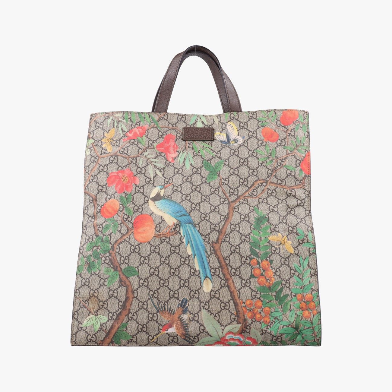 グッチGucciGGスプリーム キングスネークベージュ×マルチカラーPVCコーティングキャンバス450950E021618303