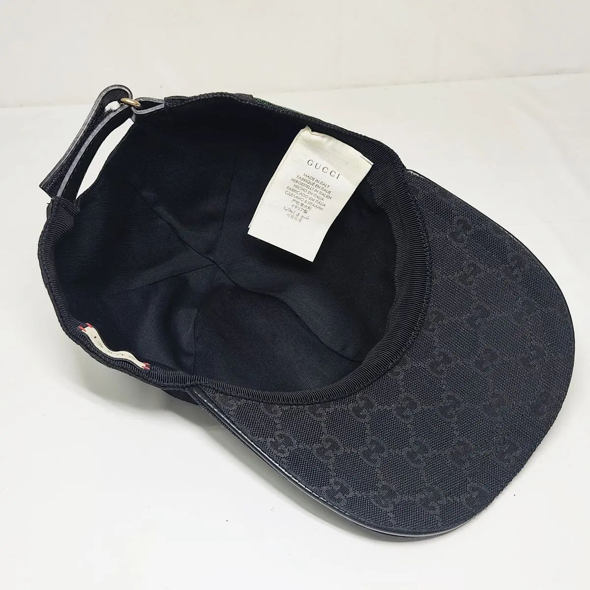 【中古品美品】グッチGUCCI キャップ GGキャンバス Mサイズ 58cm 併売商品※◇中古美品◇GUCCI【グッチ】GGキャンバス ベース