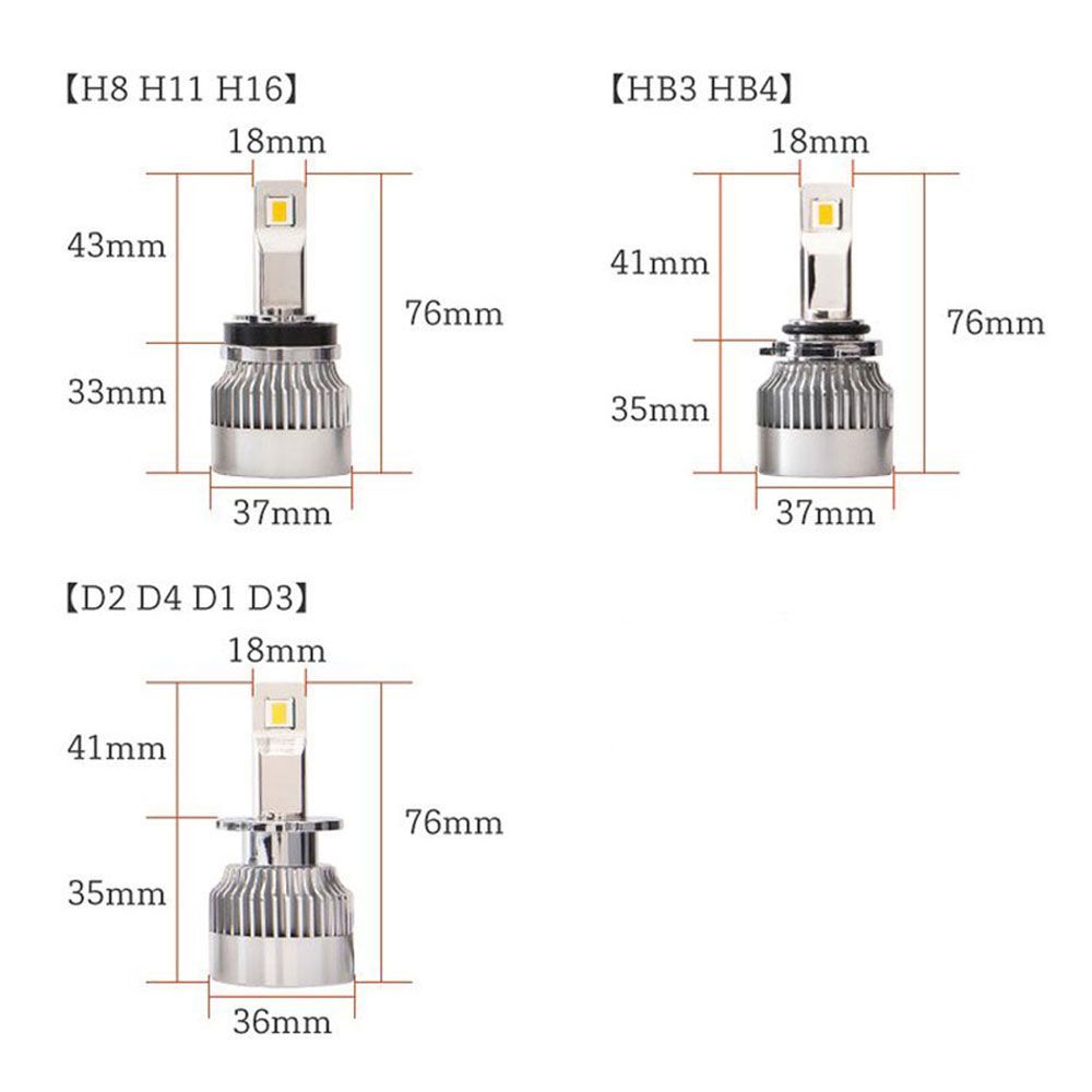 HID屋 公式 LED ヘッドライト フォグランプ Qシリーズ 68400cd