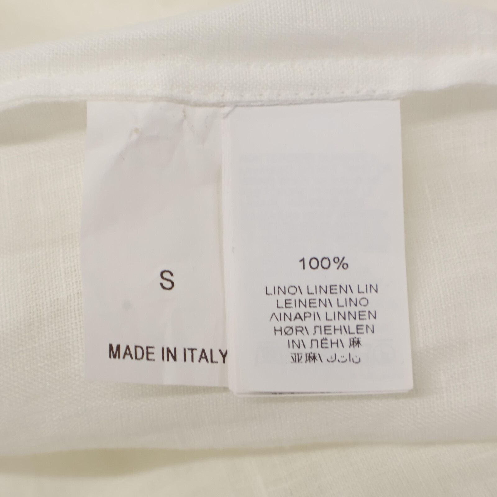 極美品✨ブルネロクチネリ　リネンシャツ　S BRUNELLO CUCINELLI ブルネロクチネリ ﾎﾜｲﾄ ﾘﾈﾝｼｬﾂ S - メルカリ