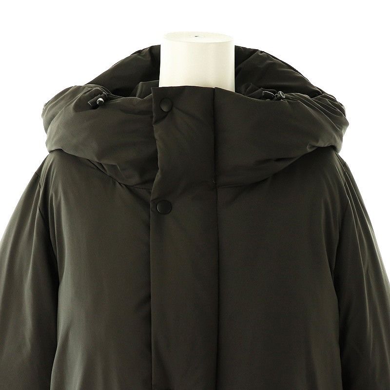 ハクウ HAKUU COCOON フーディー ダウンジャケット ジップアップ S  