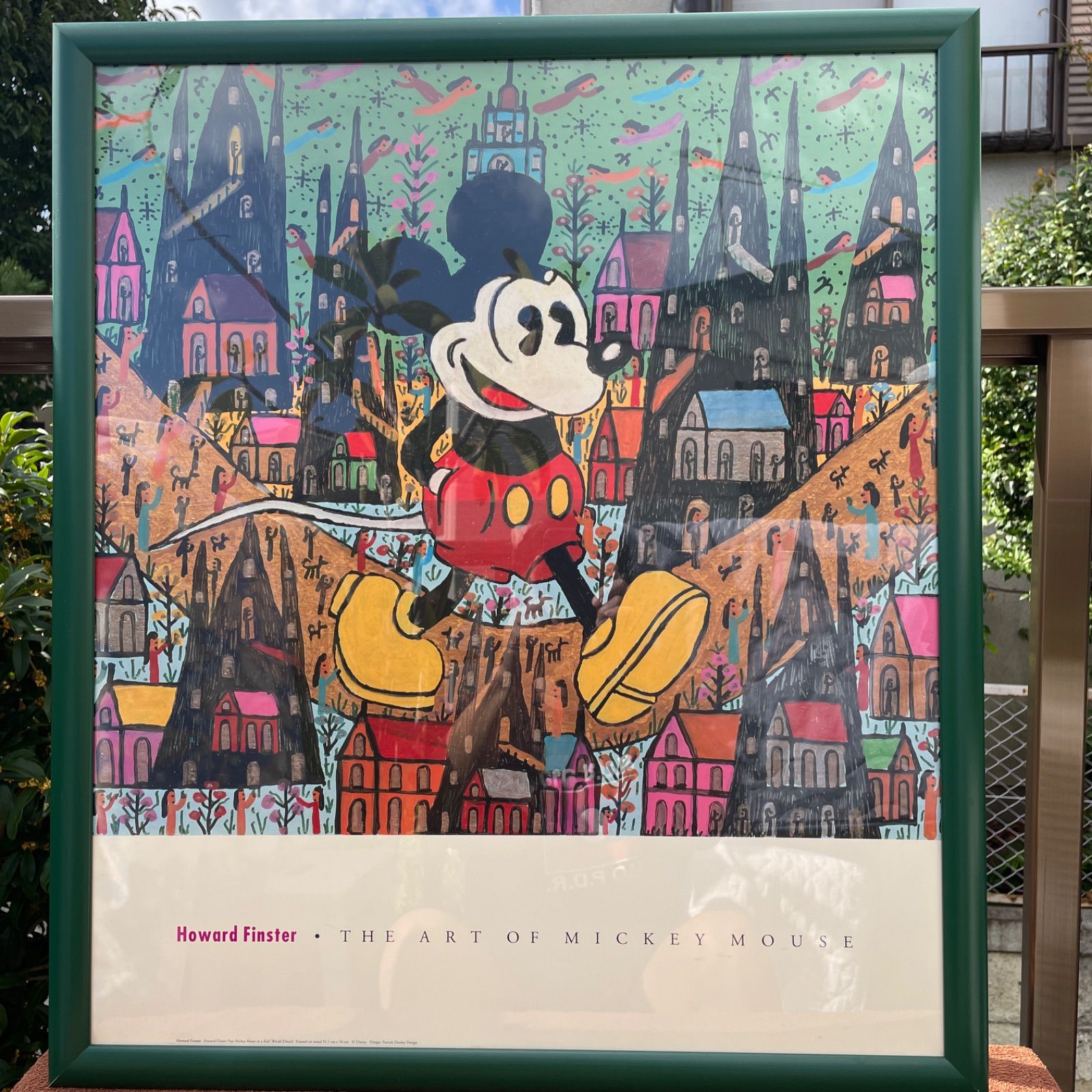 フィンスター *アート オブ ミッキー マウス ポスター フレーム 約66×77