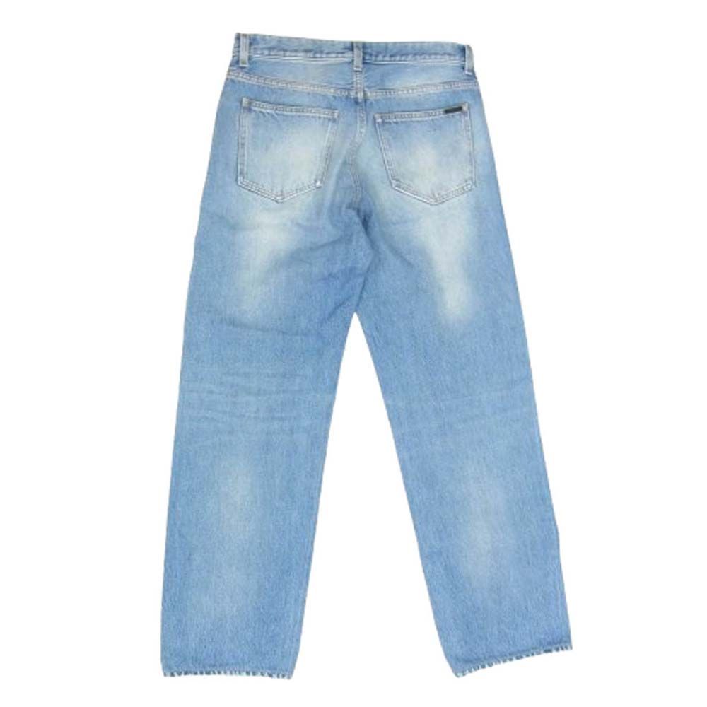 SAINT LAURENT サンローラン 757276 Y04PH ダメージ加工 ボタンフライ 