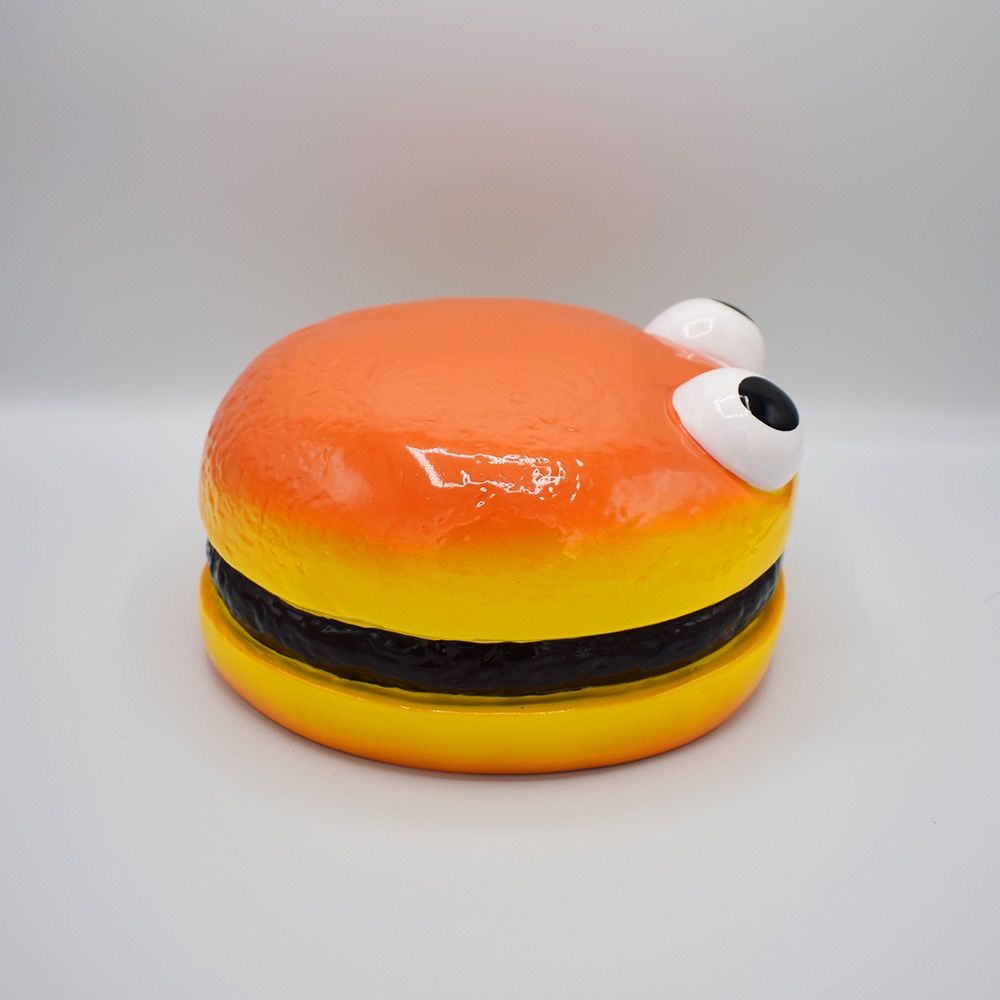 【本体＆専用スタンド】ハンバーガー パッチ スタチュー Hamburger Patch Statue キャラクター アドバタイジング アメリカン雑貨　マクドナルド