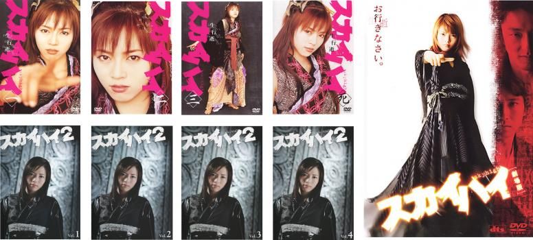 DVD「スカイハイ 第1期+第2期+劇場版　全９巻」レンタル落ち ケース無し スカイハイ(9枚セット)第1シリーズ+劇場版+第2シリーズ【全巻