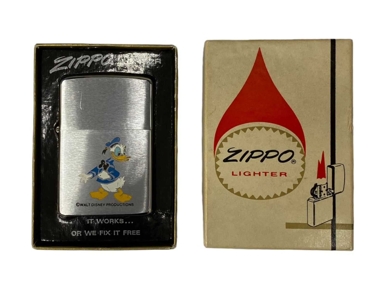 ZIPPO/ジッポー ディズニー/ドナルドダック ブラッシュド