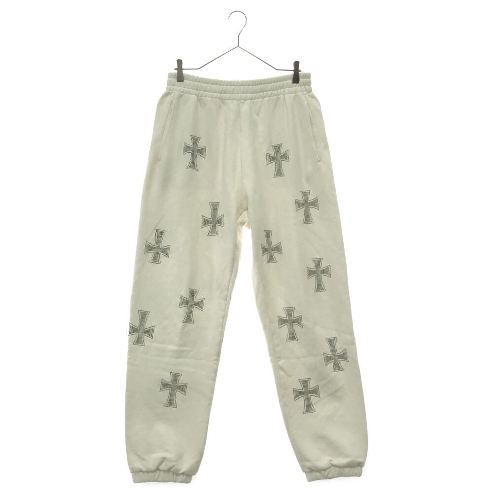 UNKNOWN LONDON (アンノーンロンドン) Cross Rhinestone Sweat Pants