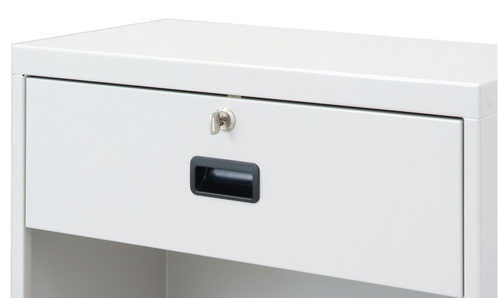 デスクターナ デスク下収納 ナカバヤシ 鍵付きキャビネット 机下ワゴン 棚 グレー ND-H722N