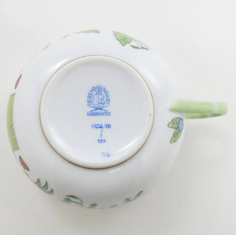 ヘレンド カップ＆ソーサー□インドの華 マルチカラー C&S 洋食器 1客