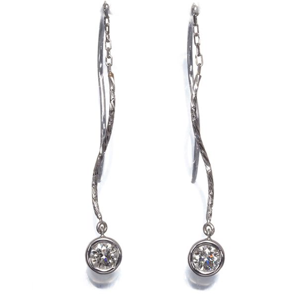 フォーエバーマーク　ピアスpt900・850 ダイヤ0.14×2 証明書付 2101216655829-1.jpg