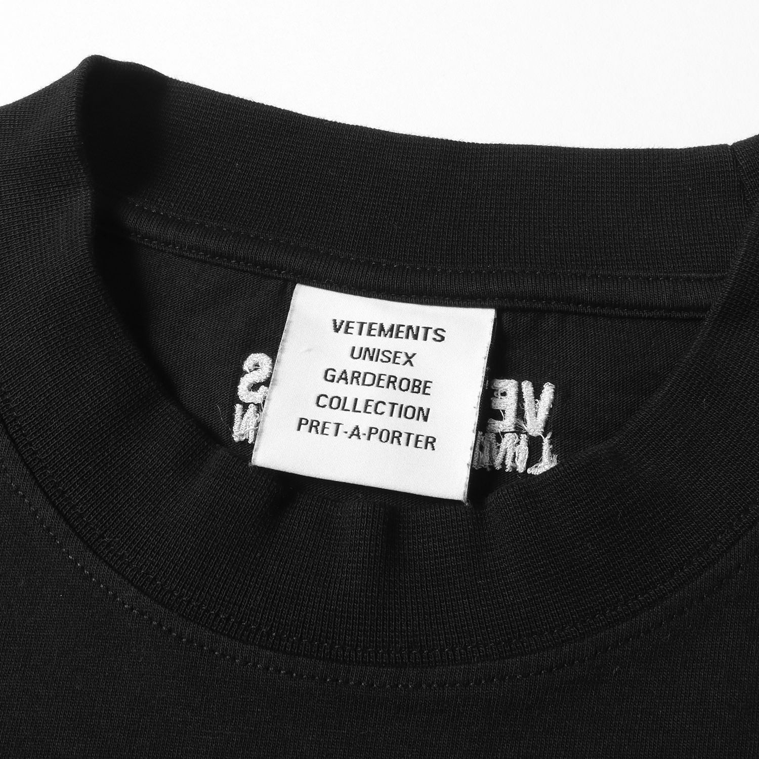 XSサイズ VETEMENTS 22ss ワールドツアー Tシャツ Size【S】 VETEMENTS ヴェトモン 22SS WORLD TOUR TEE BLACK