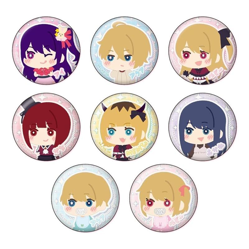 ジーベック 【推しの子】 もふもふ缶バッジコレクション 1BOX 約直径56mm ブリキ製
