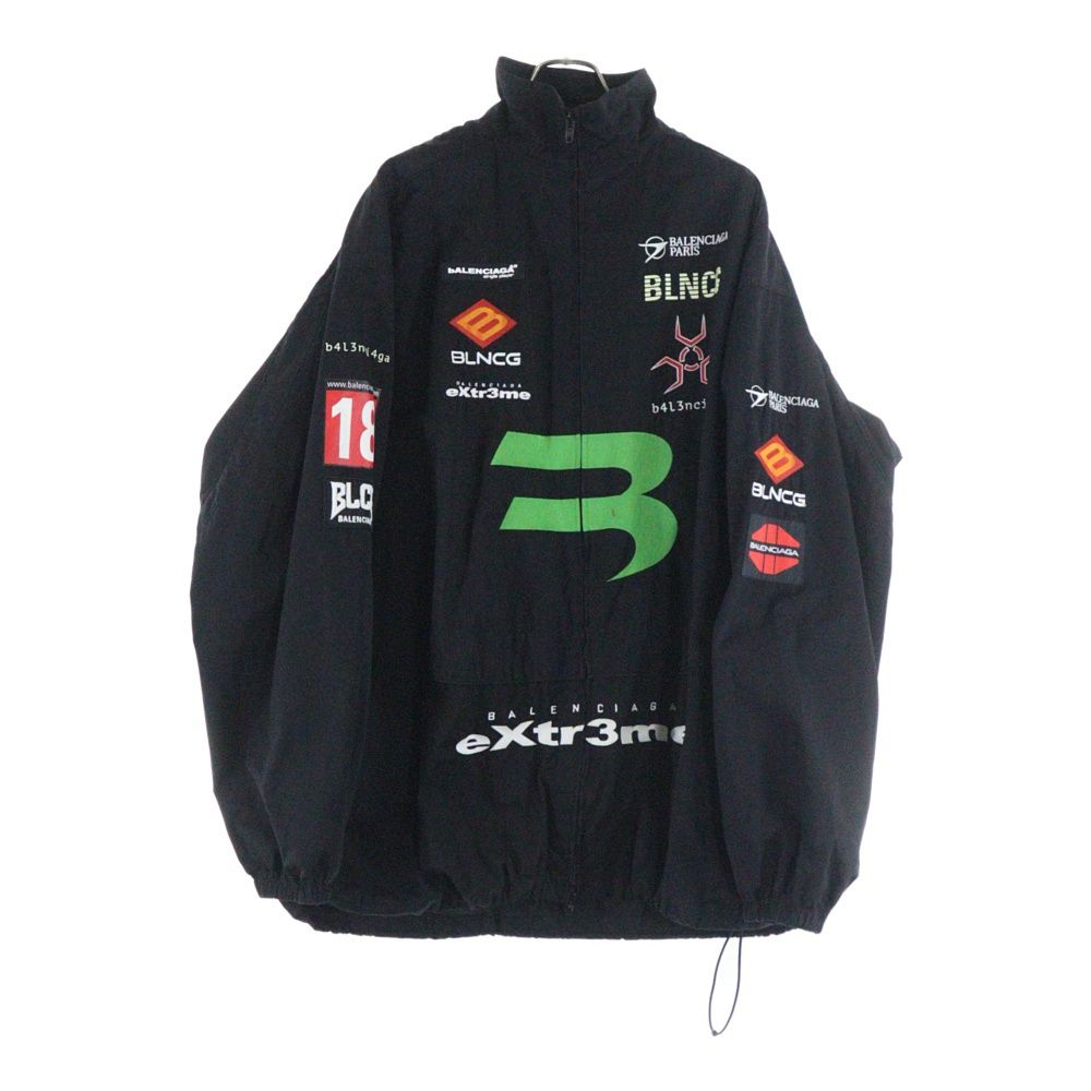 BALENCIAGA バレンシアガ 21AW Gamer Track Jacket オーバーサイズ トラックジャケット ブラック 663153 TIM39