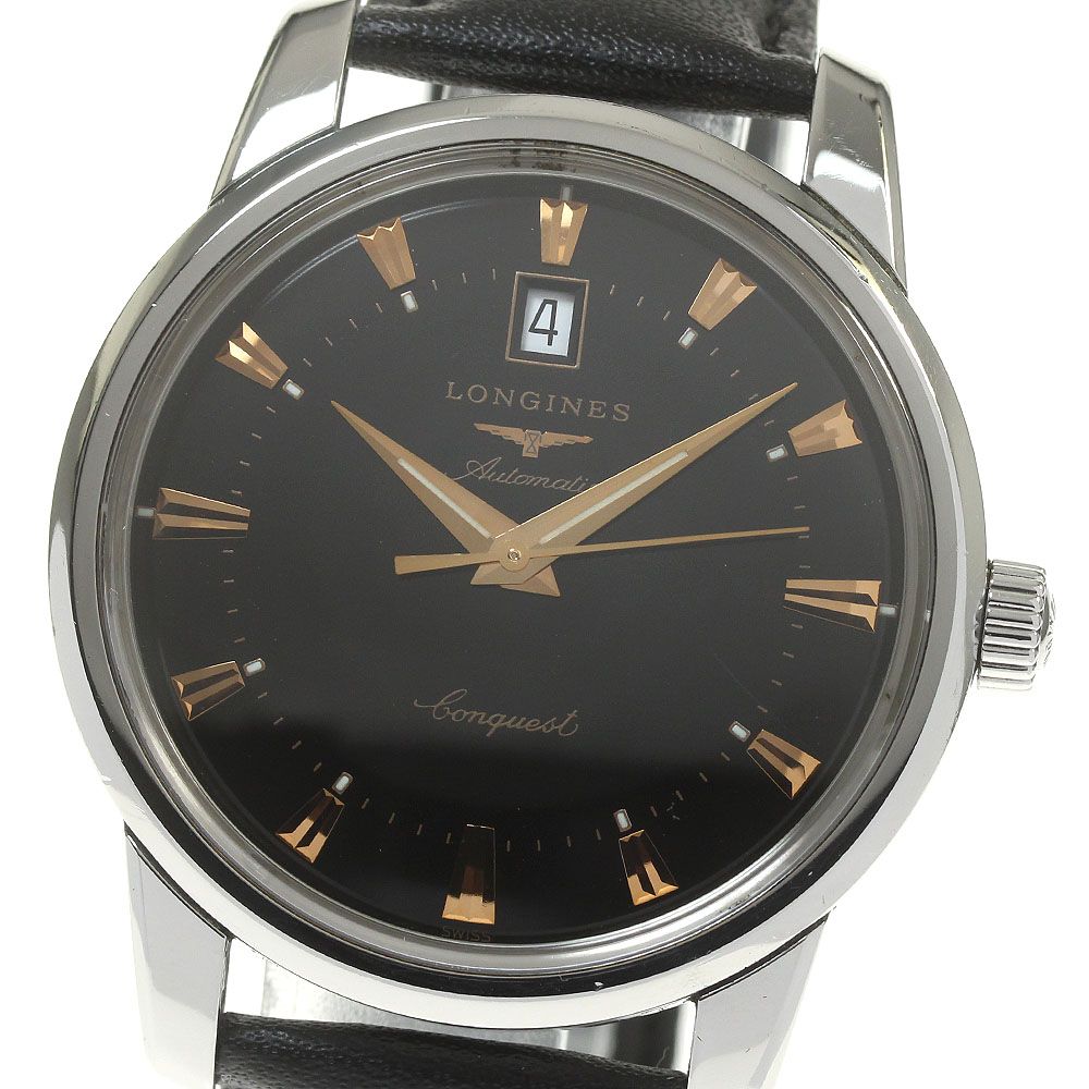 ロンジン LONGINES L1.645.4 コンクエスト ヘリテージ デイト 自動巻き メンズ良品_849779