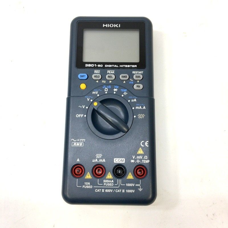 HIOKI 3801-50 デジタルハイテスター Yahoo!オークション - 「hioki+ 