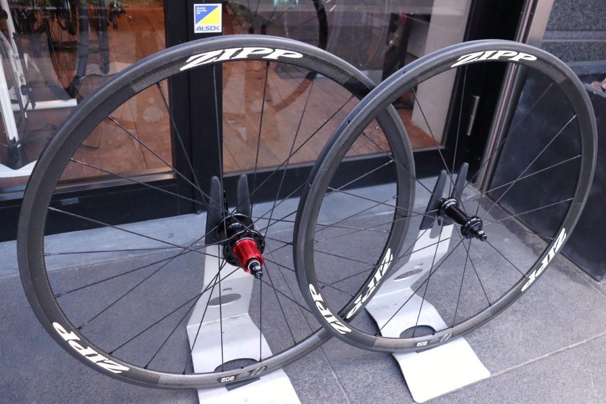 ZIPP 202 シマノ11 チューブラー ホイール